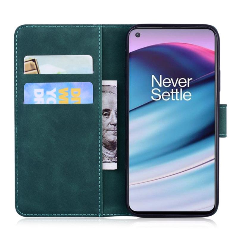 Flip Cover OnePlus Nord CE 5G Skin-touch Butterfly