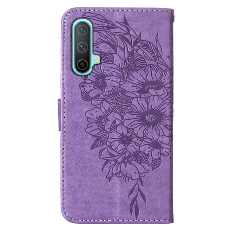 Flip Cover OnePlus Nord CE 5G Sommerfugle Design