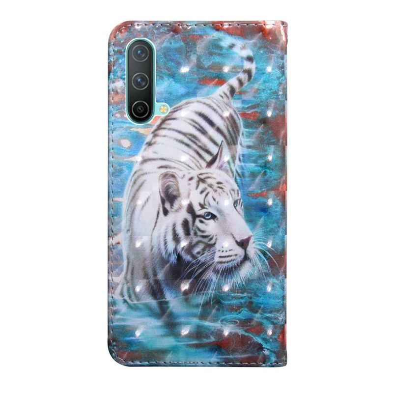 Flip Cover OnePlus Nord CE 5G Tiger I Vand