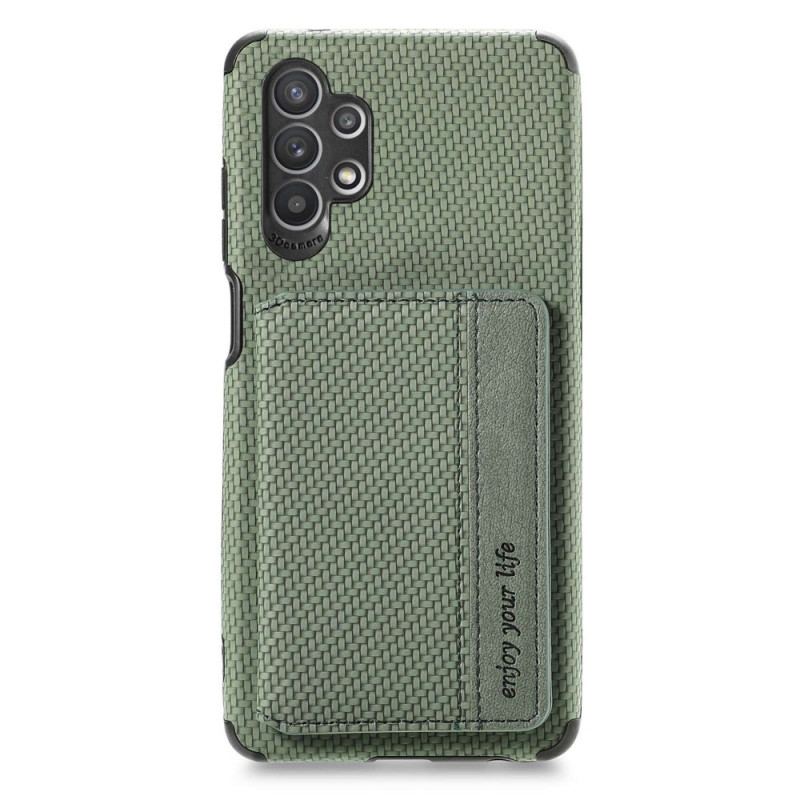 Cover Samsung Galaxy A23 5G Carbon Fiber Kortholder