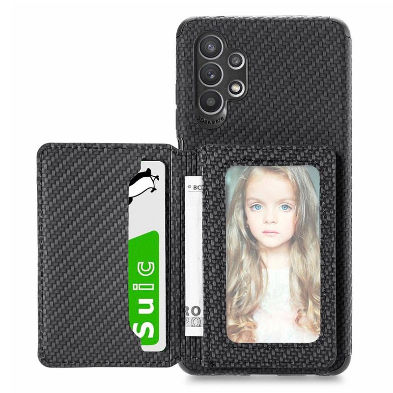 Cover Samsung Galaxy A23 5G Carbon Fiber Kortholder