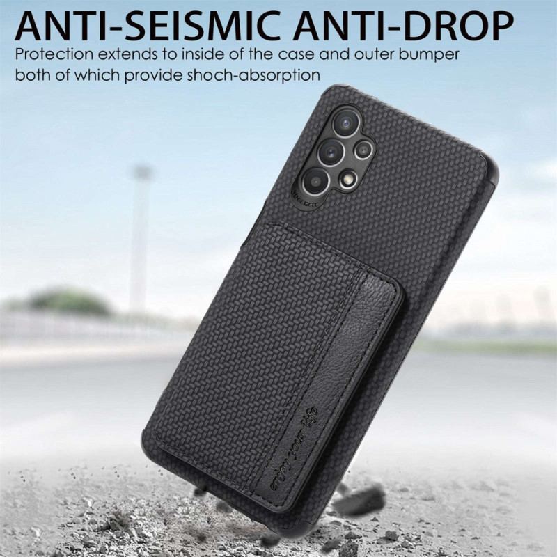 Cover Samsung Galaxy A23 5G Carbon Fiber Kortholder