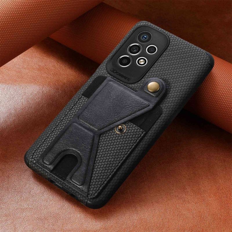 Cover Samsung Galaxy A23 5G Carbon Fiber Kortholder Beslag