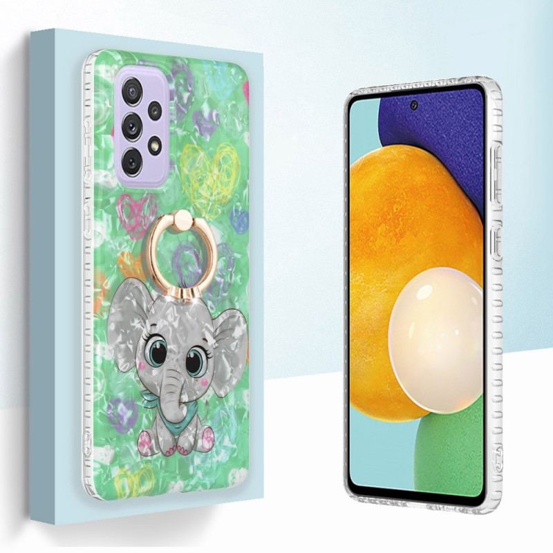 Cover Samsung Galaxy A23 5G Elefant Med Ringstøtte