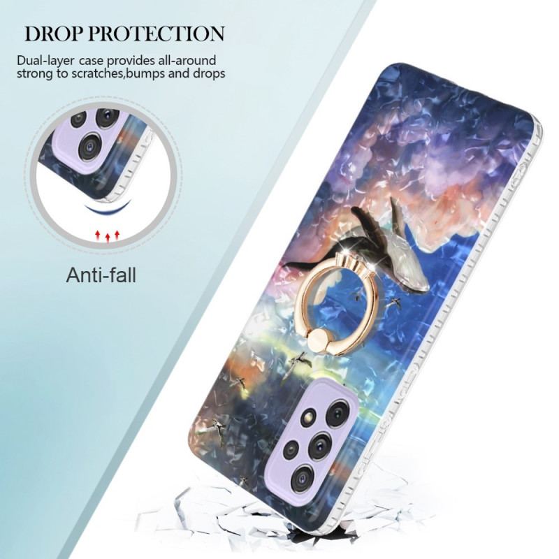 Cover Samsung Galaxy A23 5G Hval Med Ring-støtte