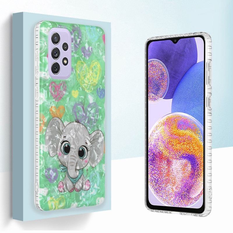 Cover Samsung Galaxy A23 5G Stilfuld Elefant