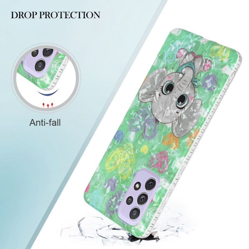 Cover Samsung Galaxy A23 5G Stilfuld Elefant