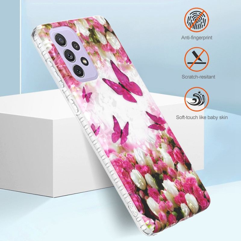 Cover Samsung Galaxy A23 5G Stilfulde Sommerfugle