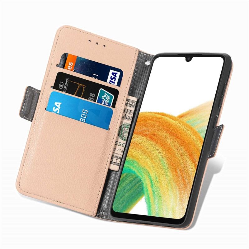 Flip Cover Samsung Galaxy A23 5G 3d Blomster