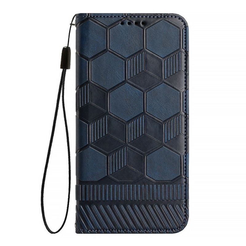 Flip Cover Samsung Galaxy A23 5G Fodboldbold Mønster