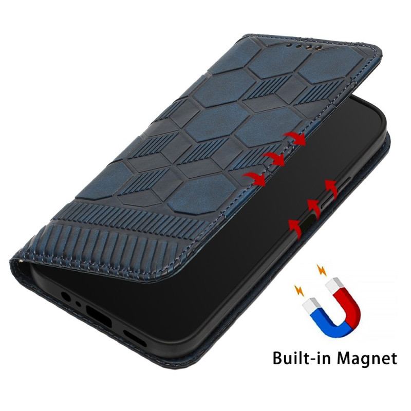 Flip Cover Samsung Galaxy A23 5G Fodboldbold Mønster