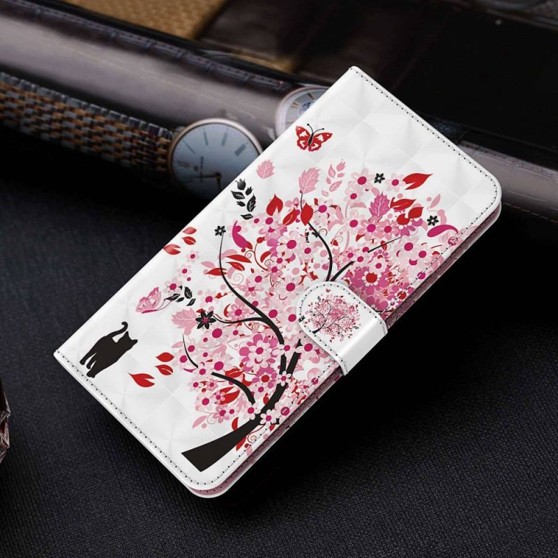 Flip Cover Samsung Galaxy A23 5G Med Snor Strappy Rose Tree