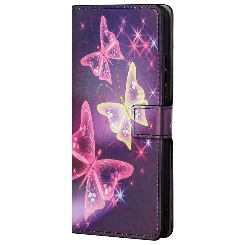 Flip Cover Samsung Galaxy A23 5G Sommerfugle