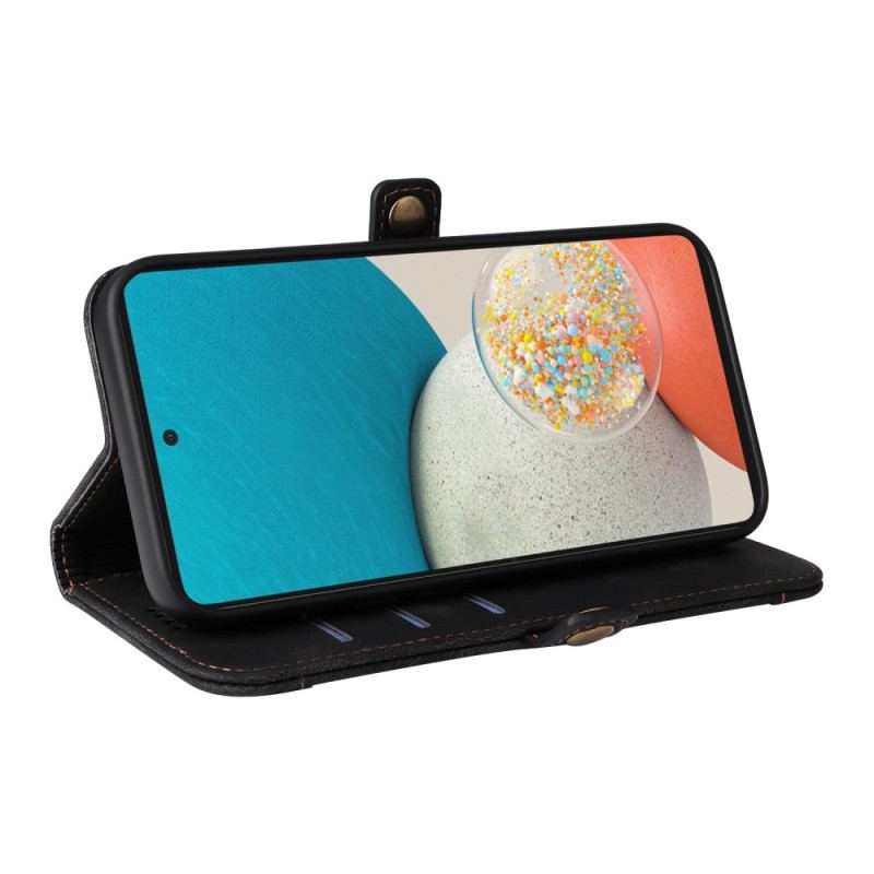 Læder Cover Samsung Galaxy A23 5G Forreste Kortholder