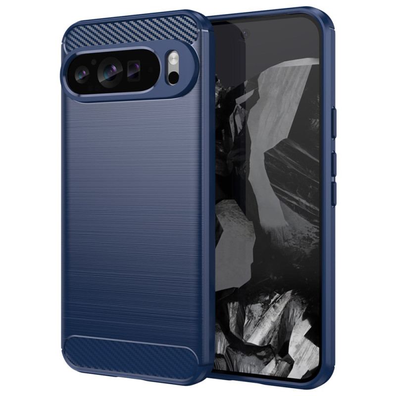 Cover Google Pixel 9 Pro Xl Telefon Etui Børstet Kulfiber