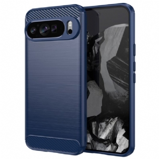 Cover Google Pixel 9 Pro Xl Telefon Etui Børstet Kulfiber