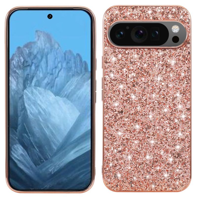 Cover Google Pixel 9 Pro Xl Telefon Etui Glitrende Glitter