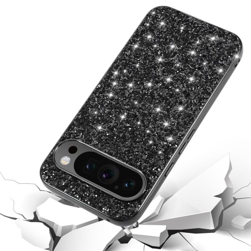 Cover Google Pixel 9 Pro Xl Telefon Etui Glitrende Glitter