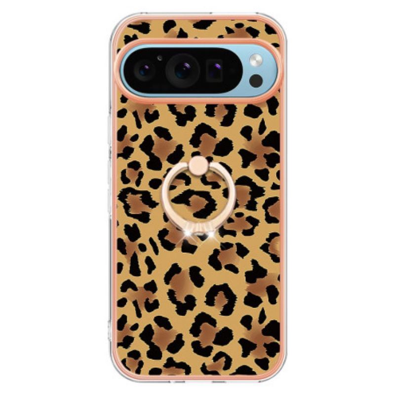 Cover Til Google Pixel 9 Pro Xl Leopardprint Ringholder