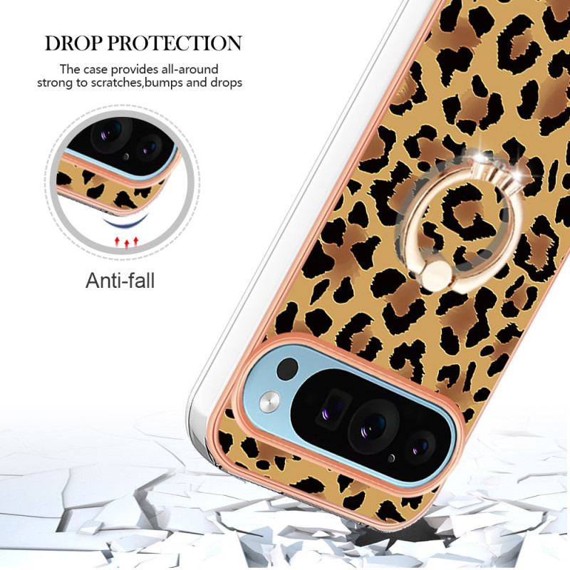 Cover Til Google Pixel 9 Pro Xl Leopardprint Ringholder