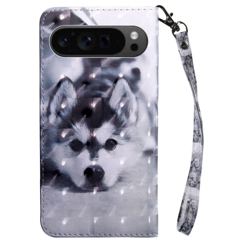 Flip Cover Google Pixel 9 Pro Xl Husky Med Rem