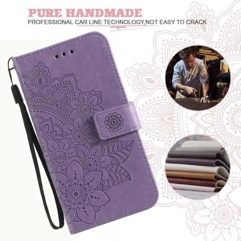 Flip Cover Til Google Pixel 9 Pro Xl Mandala Print Med Rem