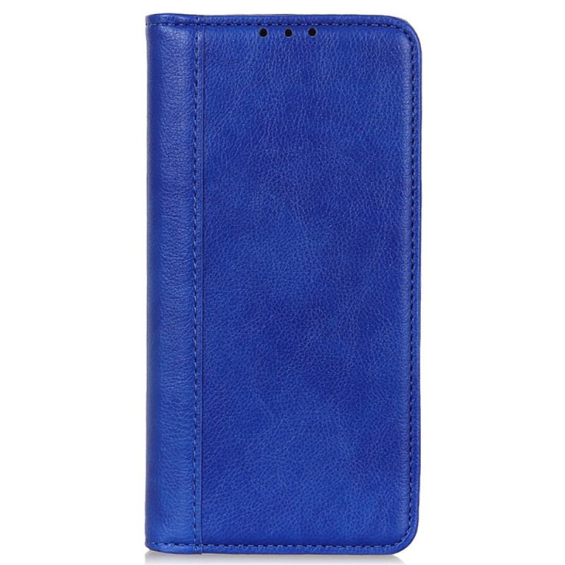 Læder Cover Google Pixel 9 Pro Xl Telefon Etui Litchi Texture Split Læder