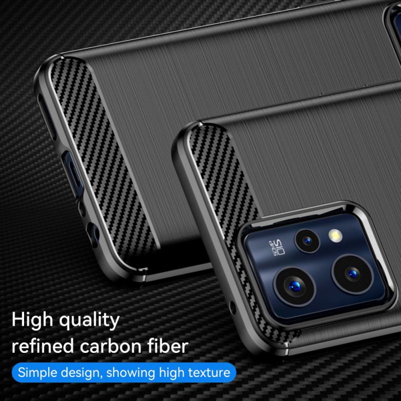 Cover Realme 9 Pro Plus Børstet Kulfiber