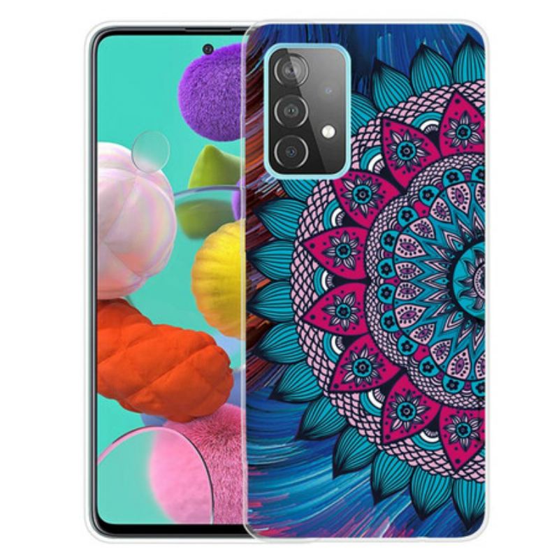 Cover Samsung Galaxy A72 4G / A72 5G Farverig Mandala