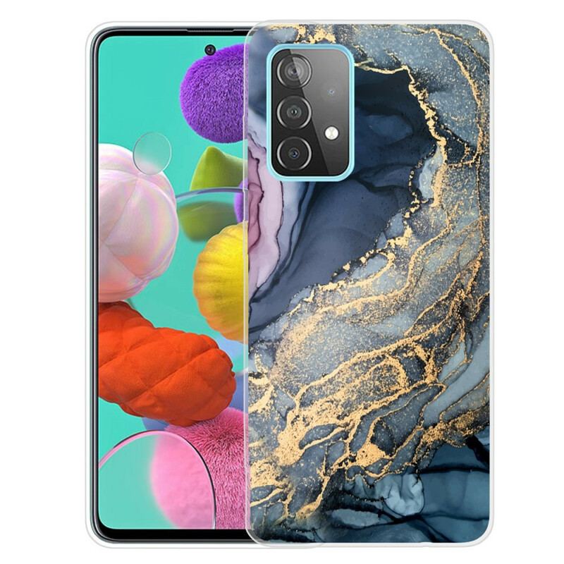 Cover Samsung Galaxy A72 4G / A72 5G Farvet Marmor