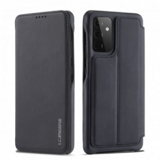 Cover Samsung Galaxy A72 4G / A72 5G Flip Cover Lc.imeeke Lædereffekt