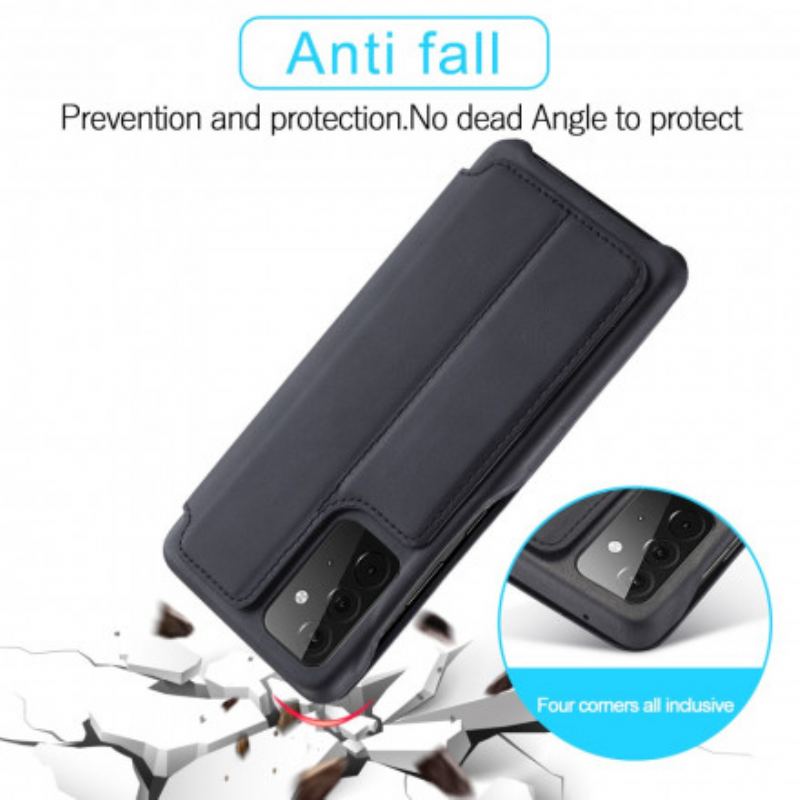 Cover Samsung Galaxy A72 4G / A72 5G Flip Cover Lc.imeeke Lædereffekt