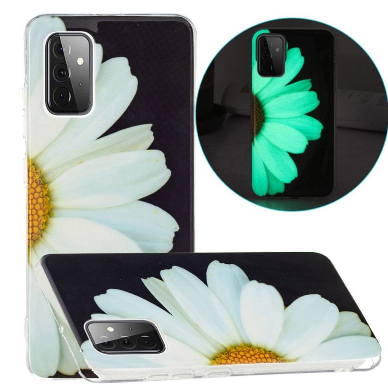 Cover Samsung Galaxy A72 4G / A72 5G Fluorescerende Blomsterserie