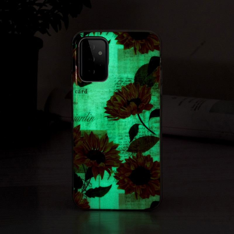 Cover Samsung Galaxy A72 4G / A72 5G Fluorescerende Solsikker