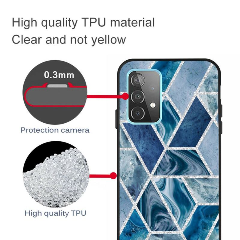 Cover Samsung Galaxy A72 4G / A72 5G Glitter Marmor