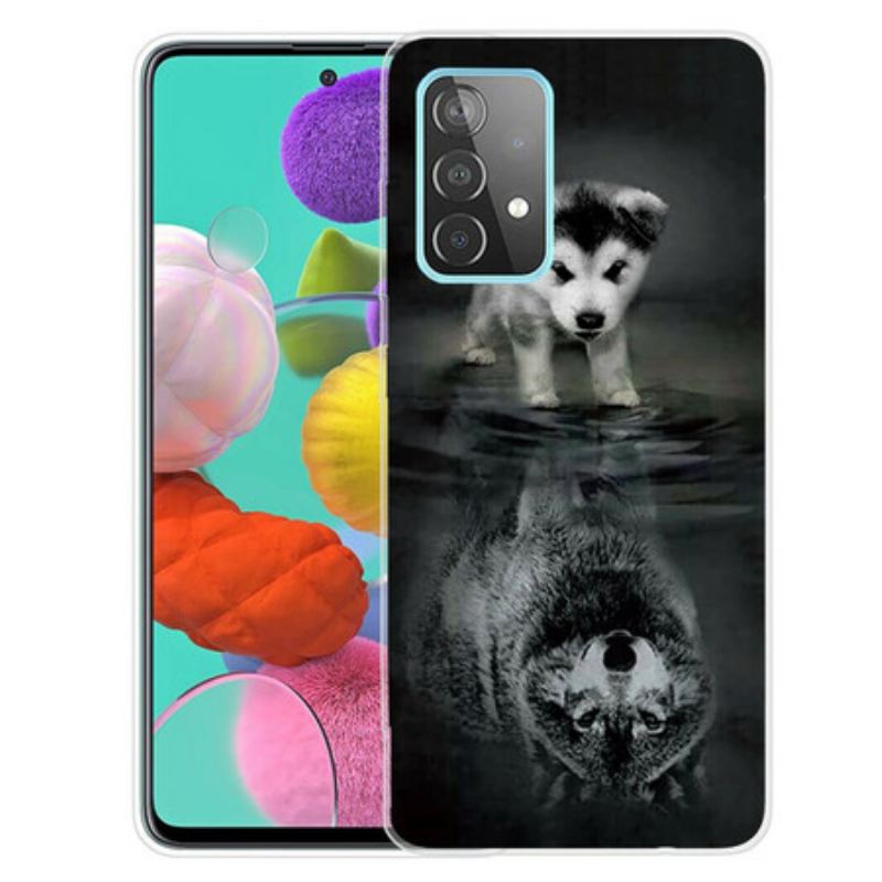 Cover Samsung Galaxy A72 4G / A72 5G Hvalpe Drøm