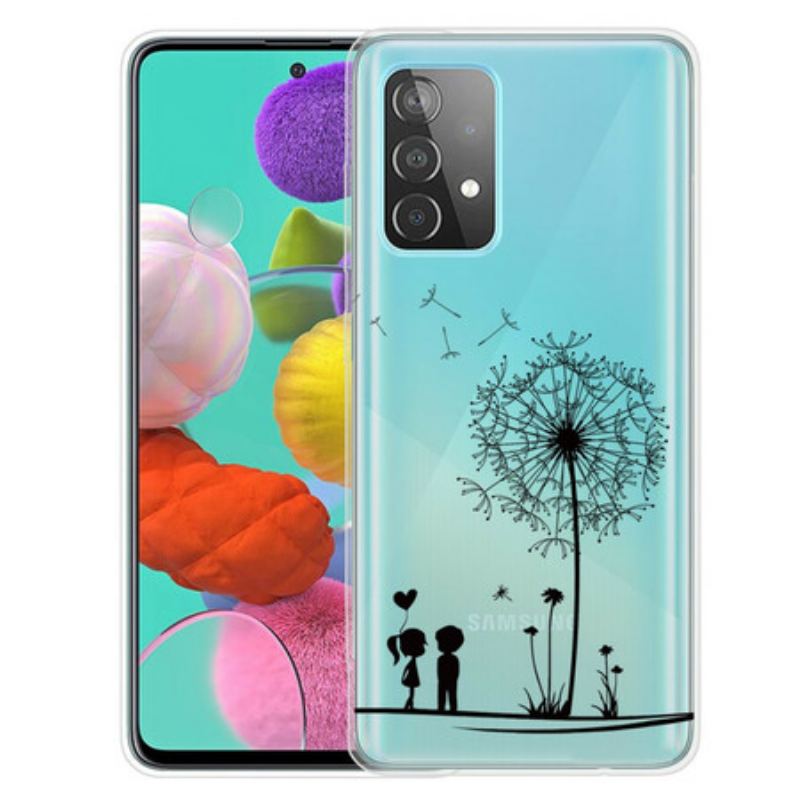 Cover Samsung Galaxy A72 4G / A72 5G Mælkebøtte Kærlighed