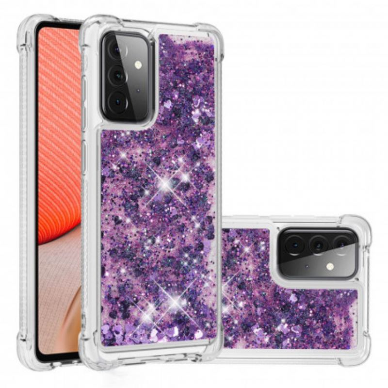 Cover Samsung Galaxy A72 4G / A72 5G Ønsker Pailletter