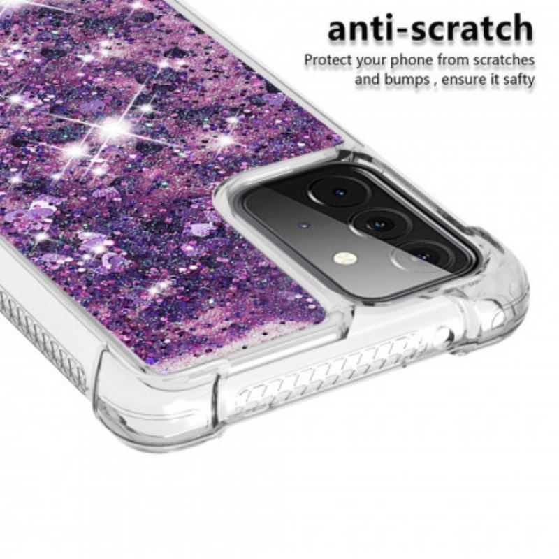 Cover Samsung Galaxy A72 4G / A72 5G Ønsker Pailletter