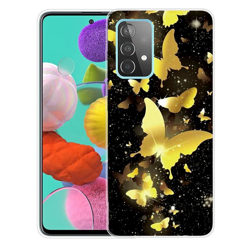 Cover Samsung Galaxy A72 4G / A72 5G Sommerfugle Sommerfugle