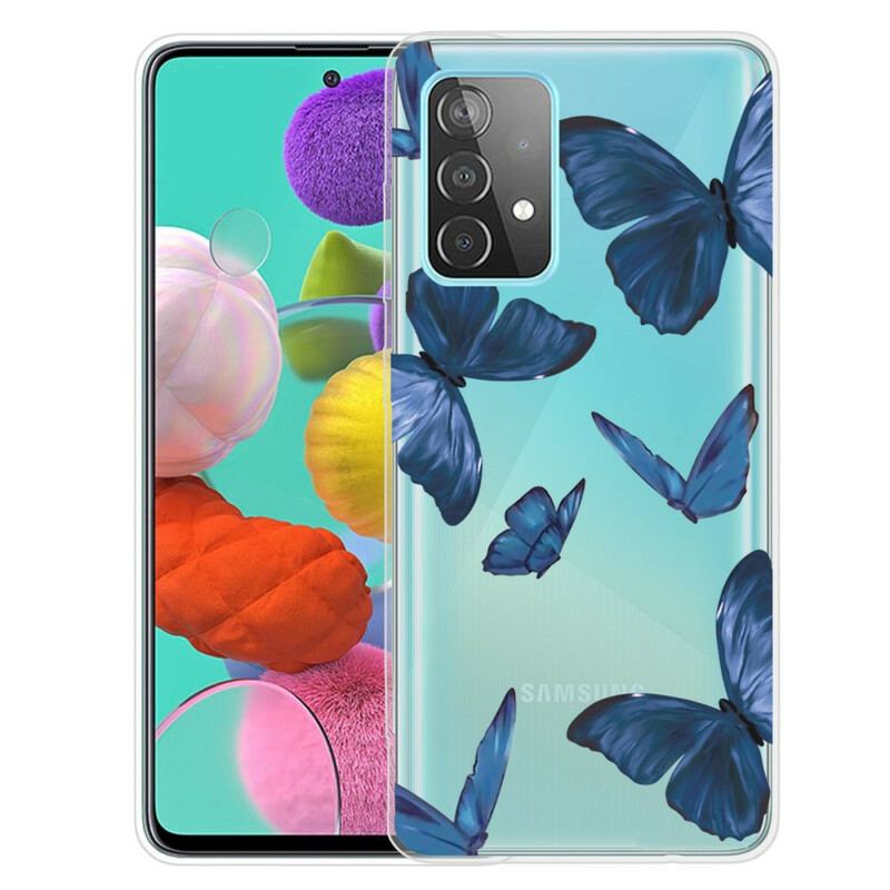 Cover Samsung Galaxy A72 4G / A72 5G Vilde Sommerfugle