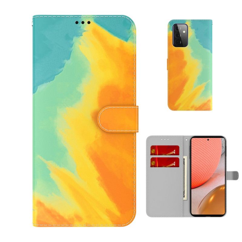 Flip Cover Samsung Galaxy A72 4G / A72 5G Akvarel