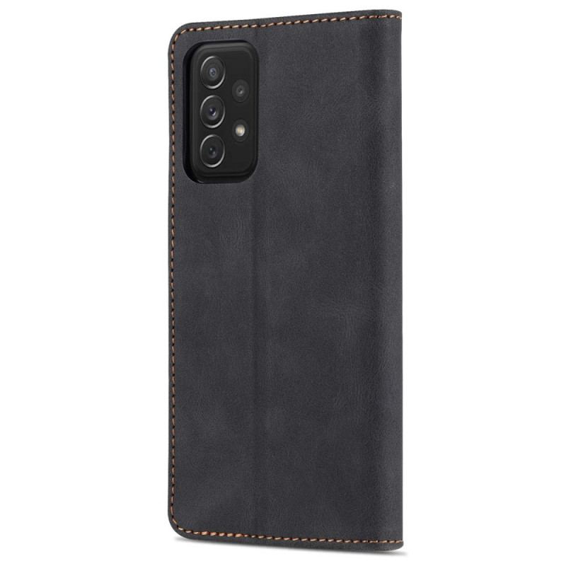 Flip Cover Samsung Galaxy A72 4G / A72 5G Azns Lædereffekt