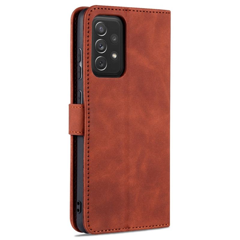 Flip Cover Samsung Galaxy A72 4G / A72 5G Azns Lædereffekt