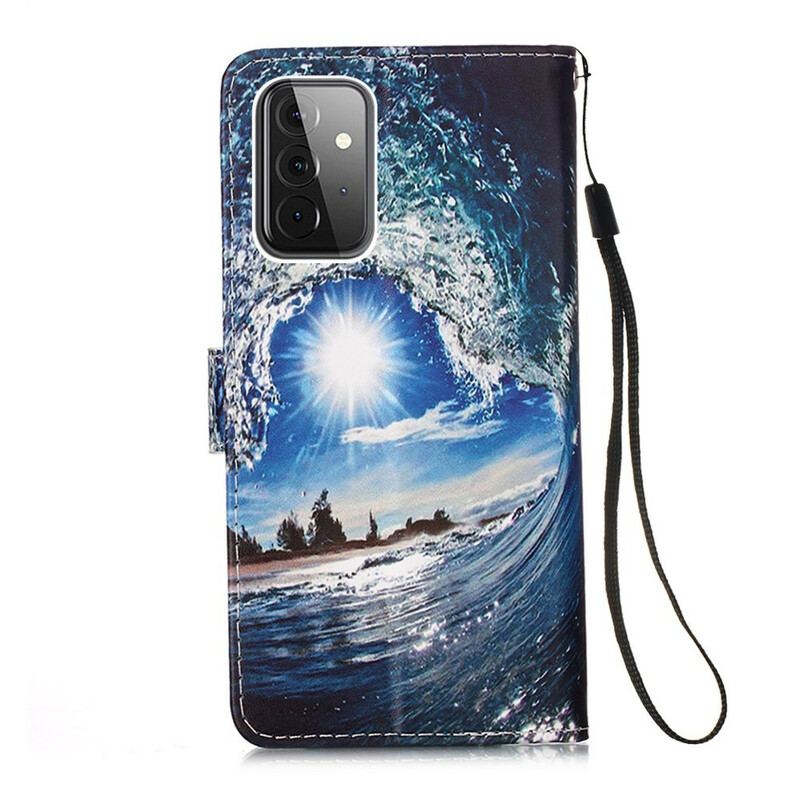 Flip Cover Samsung Galaxy A72 4G / A72 5G Elsker Bølgen