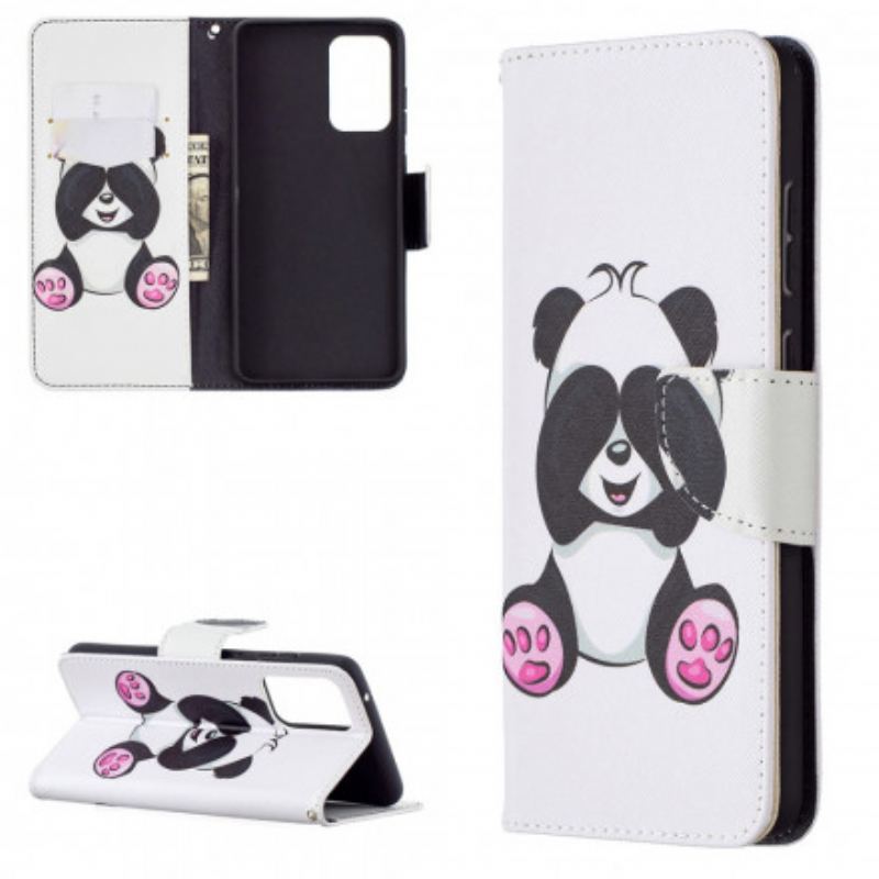 Flip Cover Samsung Galaxy A72 4G / A72 5G Panda Sjov