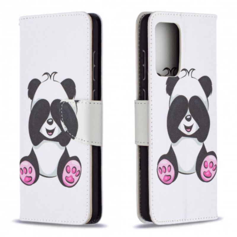 Flip Cover Samsung Galaxy A72 4G / A72 5G Panda Sjov