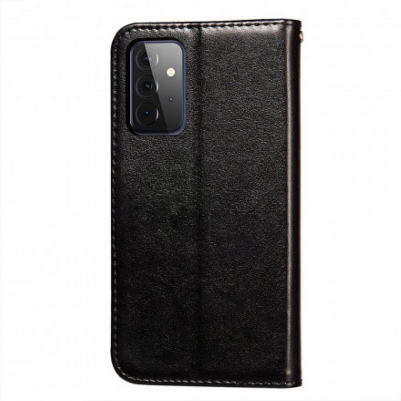 Flip Cover Samsung Galaxy A72 4G / A72 5G Stil Læderlås Vendbar