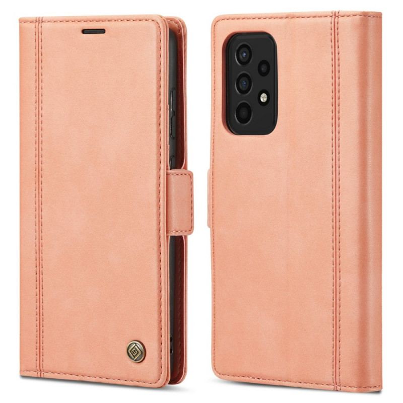 Læder Cover Samsung Galaxy A72 4G / A72 5G Dobbeltlås Lc.imeeke