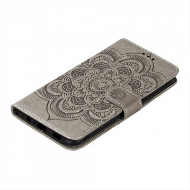 Læder Cover Samsung Galaxy A72 4G / A72 5G Fuld Mandala